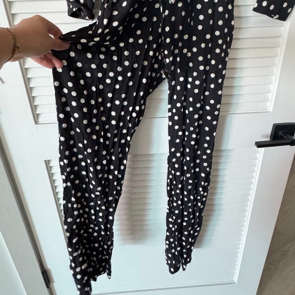 ZARA Black V-Neck Jumpsuit - Size XS - New Without Tags 🖤 - Picture 11 of 16